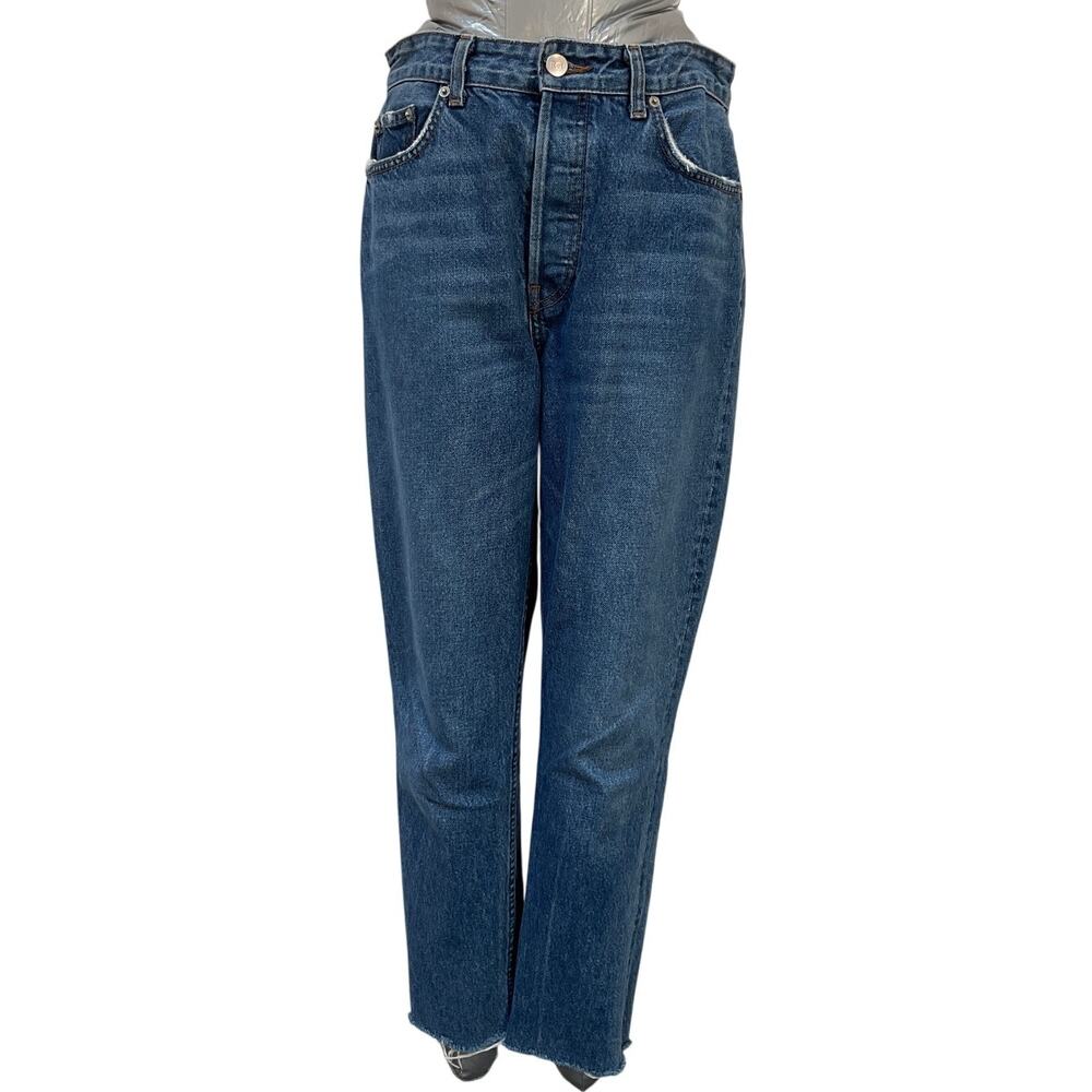 Reformation Women's Skinny French High Rise Raw Hem Jean's Size 29